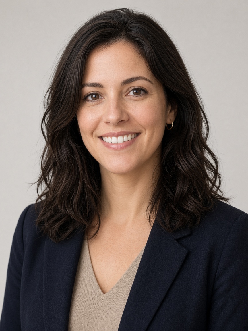 Portrait of Lena Ortiz, head of product design